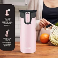 Contigo West Loop 2.0 Stainless Steel Travel Mug with Leak-Proof Lid, BPA-Free, 16 oz (591 mL)