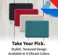 Disque dur externe portable Canvio Advance Plus - Vert
