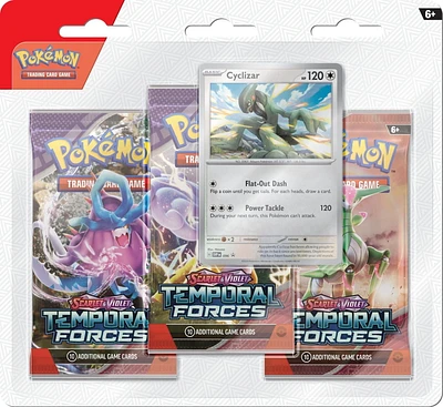 Pokémon TCG : Écarlate et Violet – Forces Temporelles - Cyclizar 3Pk Blister