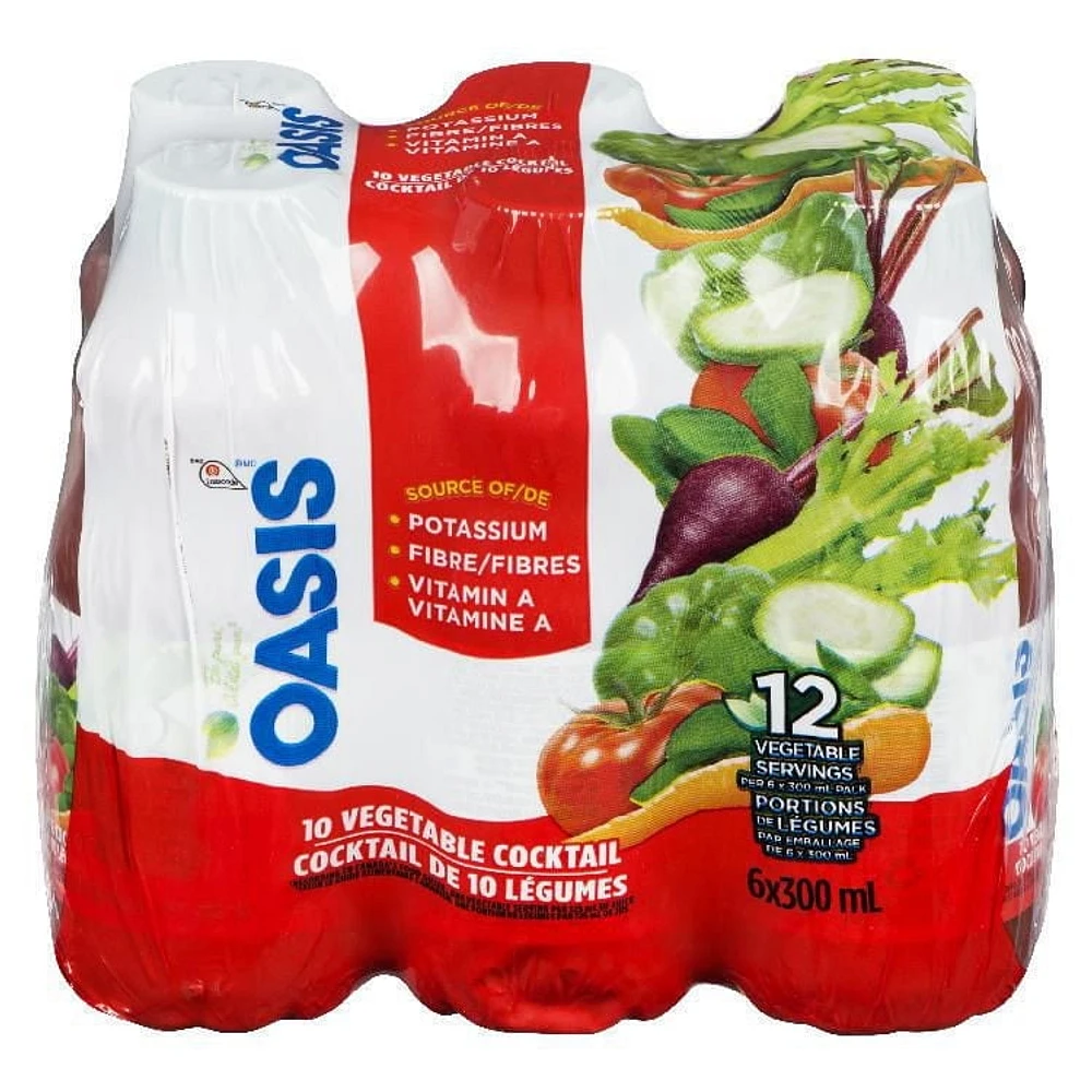 Cocktail 10 légumes Oasis Classique 6x300mL