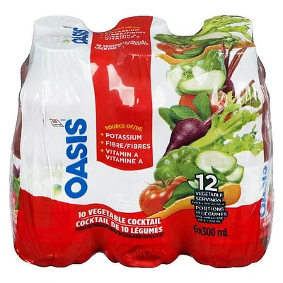Cocktail 10 légumes Oasis Classique 6x300mL