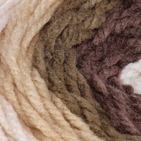 Bernat® Pop!™ Yarn, Acrylic #4 Medium, 5oz/140g, 280 Yards Unique self-striping yarn
