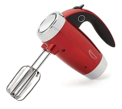 Betty Crocker Red Metallic 7-Speed Hand Mixer