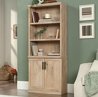 Sauder Aspen Post Library w/ Doors