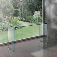TABLE CONSOLE MOYENNE EN VERRE DE LA COLLECTION HEAVENLY