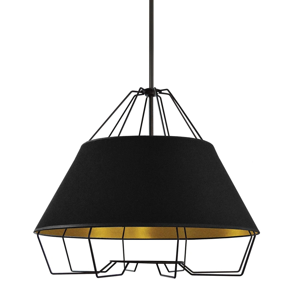 Dainolite ROC-2420-697 Black Pendant