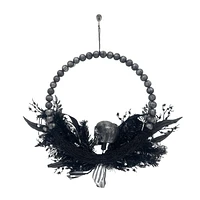 SLIVER SKULL WREATH