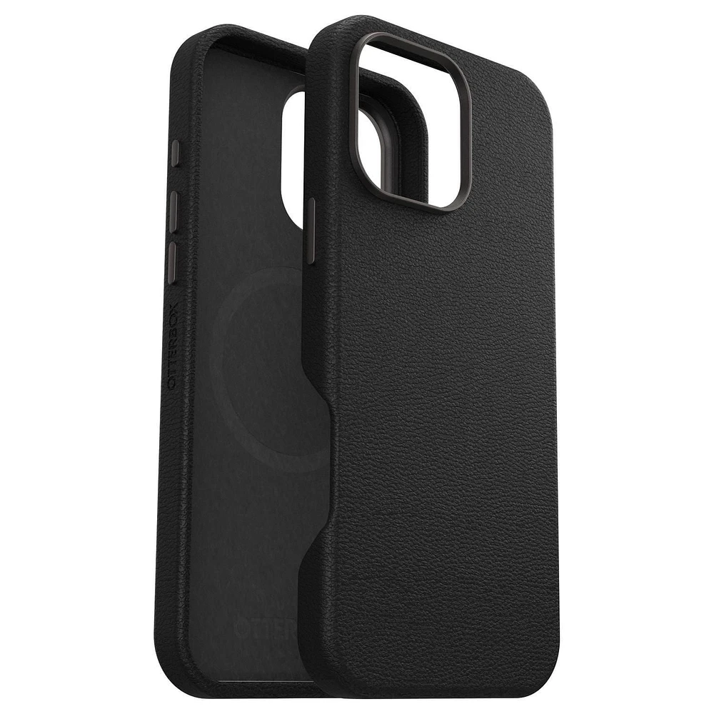 OtterBox Symmetry Cactus Leather Case Noir Ash for iPhone 16 Pro Max