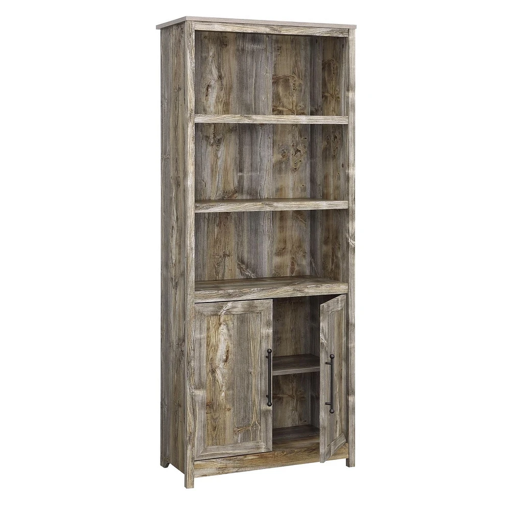 Sauder La Collection Granite Trace Bibliothèque, Finition Rustic Cedar, 433950