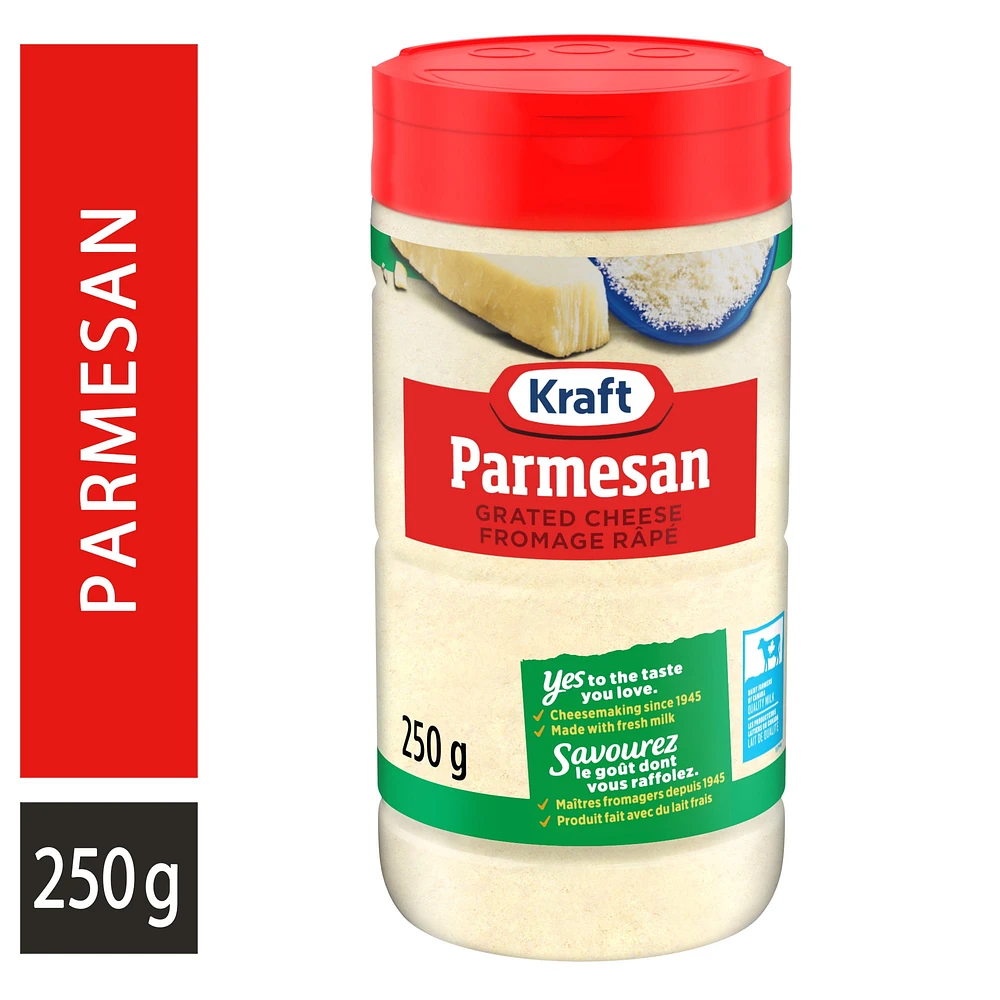 Kraft Grated Parmesan Cheese, 250g