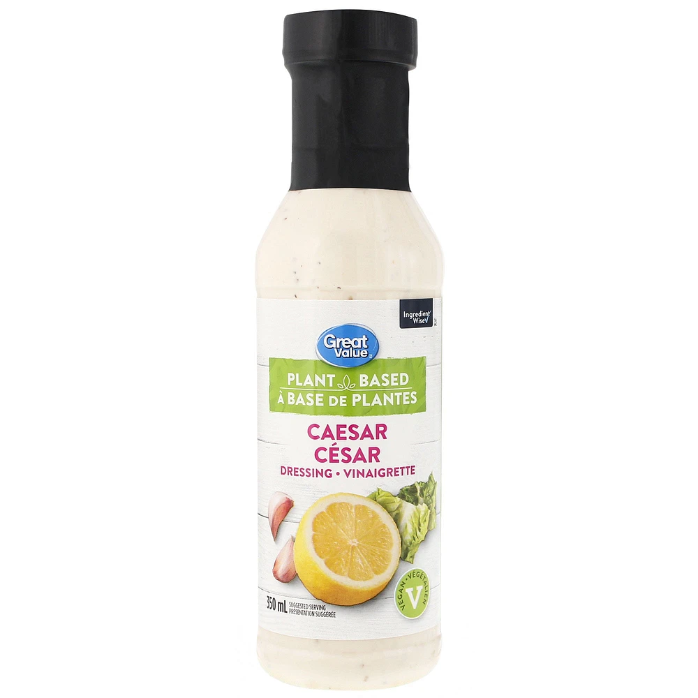 Great Value Plant Based Caesar Dressing, 350 mL