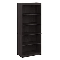 Bibliothèque à 5 tablettes Logan de Bestar, érable graphite