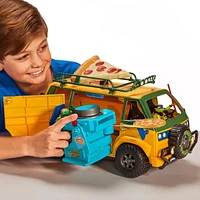 Teenage Mutant Ninja Turtles : Van de livraison de pizza et de feu Mutant Mayhem Véhicule figurine TMNT