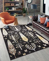 ECARPET Washable Boho Chic Area Rug for Bedroom, Living Room, Kids Nursery