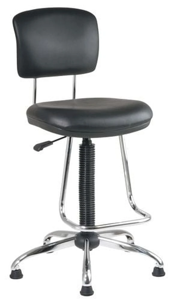 Tabouret économique avec base chromée de Office Star