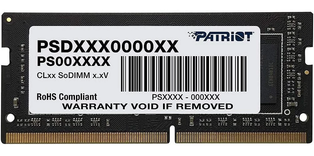 PATRIOT Signature Line Series DDR4 16GB(1 x 16GB) 3200MHz SODIMM Single (PSD416G320081S)