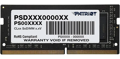 PATRIOT Signature Line Series DDR4 16GB(1 x 16GB) 3200MHz SODIMM Single (PSD416G320081S)