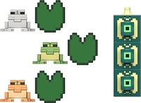 Minecraft Frog Figure
