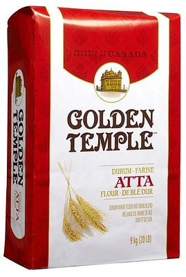 Golden Temple farine atta de blé dur 9kg 9,07 kg