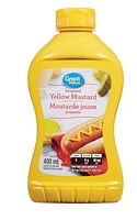 Great Value Prepared Yellow Mustard, 400 mL