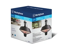 Westinghouse WES31-1520C Chaufferette Électrique Infra-rouge d'extérieure Suspendue avec finition en poudre noire