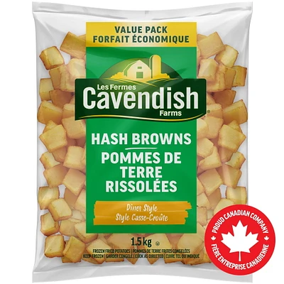 Pommes de terre rissolées style casse-croûte format économique des Fermes Cavendish | Fait au Canada | Fière entreprise canadienne Pommes de Terre Rissolées Style Casse-Croûte