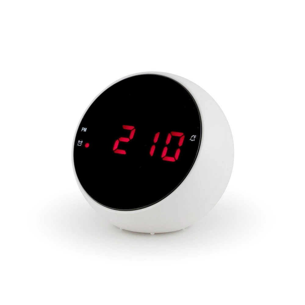 LED Alarm Clock, Round table Clock Alarm Clock