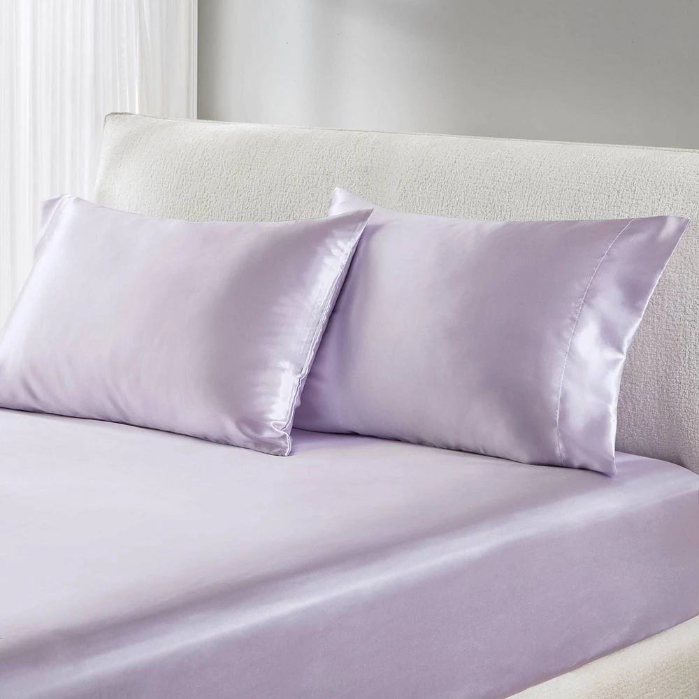 Ensemble de draps en satin Madison Park Essentials