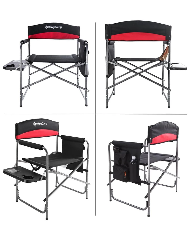Chaise de camping KingCamp Heavy Duty Director - Rouge