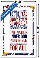 The United States Of America - Pledge Of Allegiance Wall Poster