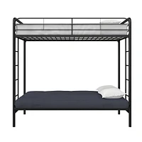 DHP Sammie Twin over Futon Metal Bunk Bed