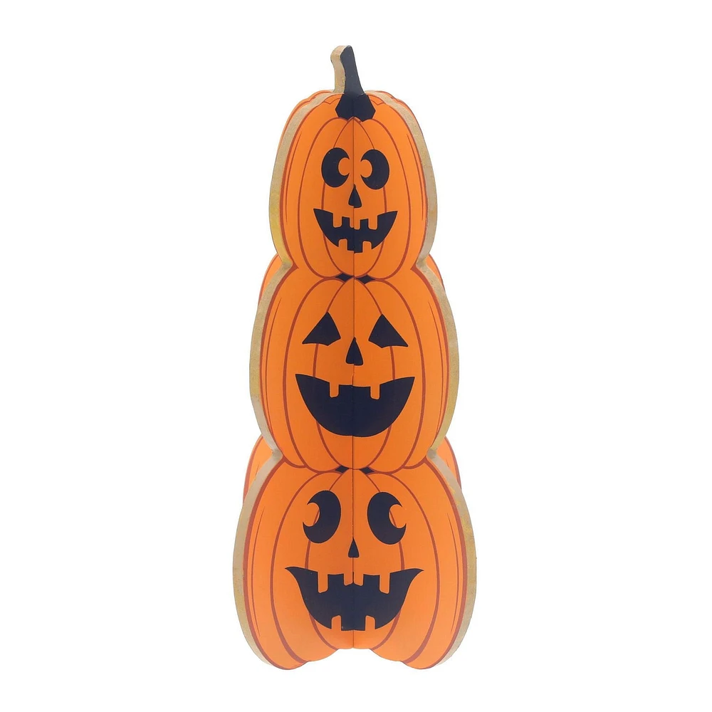 Manière de célébrer le décor Jack-O-Lantern empilé d'Halloween