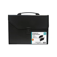 PEN+GEAR 13 POCKETS EXPANDING FILE, BLACK, FASHION ;13 POCKETS