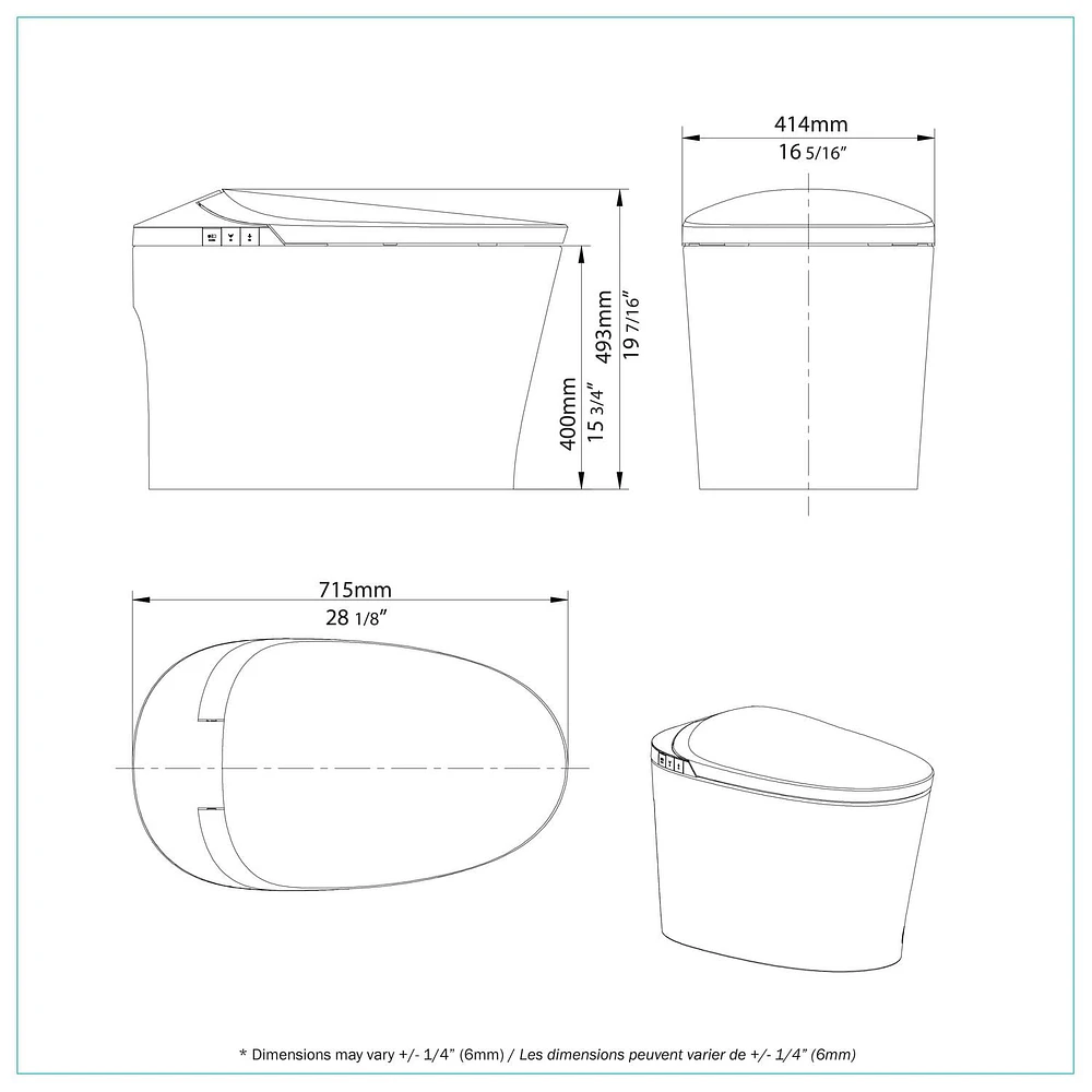 A&E Bain et Douche Paloma toilet