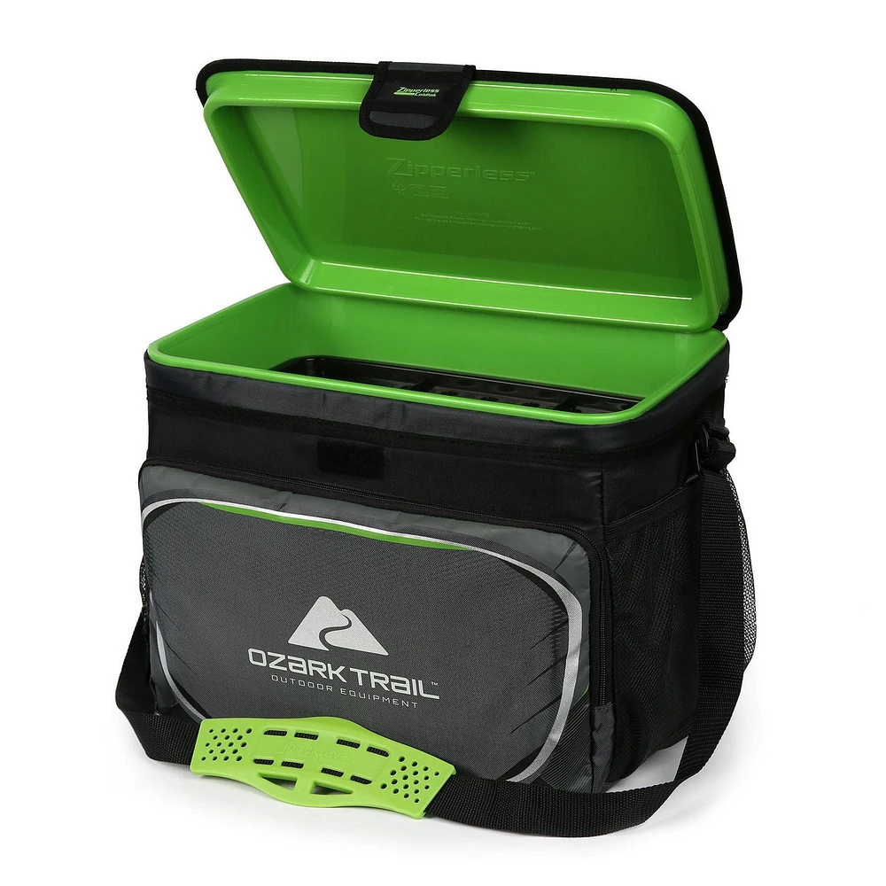 Glacière Ozark Trail 30 canettes Zipperless ™ Capacité de 30 canettes
