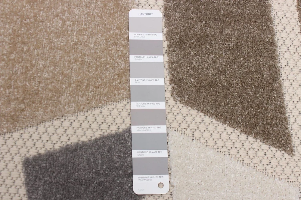 ECARPET Modern Indoor Outdoor Area Rug for Patio, Deck, Balcony Kay Collection