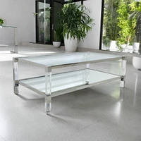 TABLE BASSE NERO COULEUR ARGENT