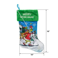 Le Grinch qui a volé Noël du Dr Seuss, « Merry Grinchmas », bas de Noël de 20 pouces
