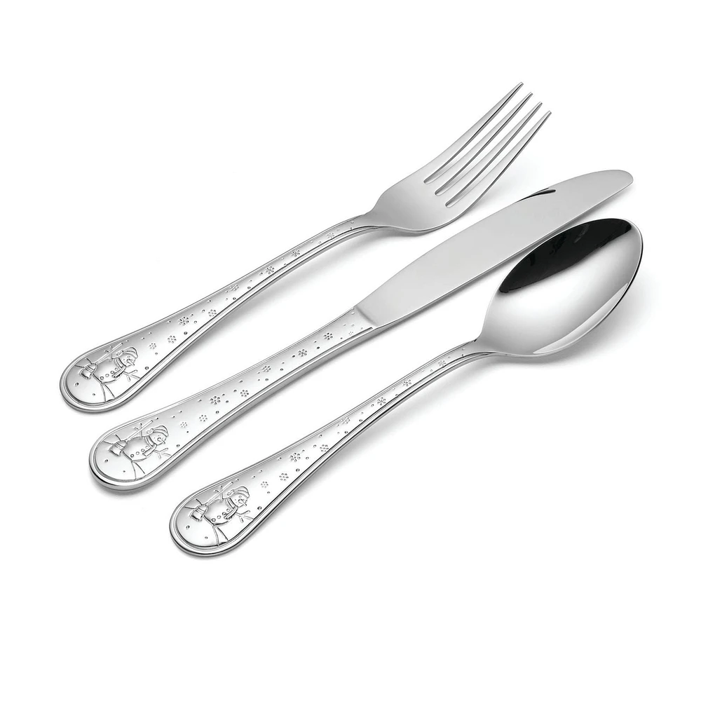 Ensemble de coutellerie de 12 pièces Bonhomme de neige ONEIDA
