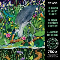 Ceaco Glow Le jardin pour les délices terrestres Puzzle 750 pièces