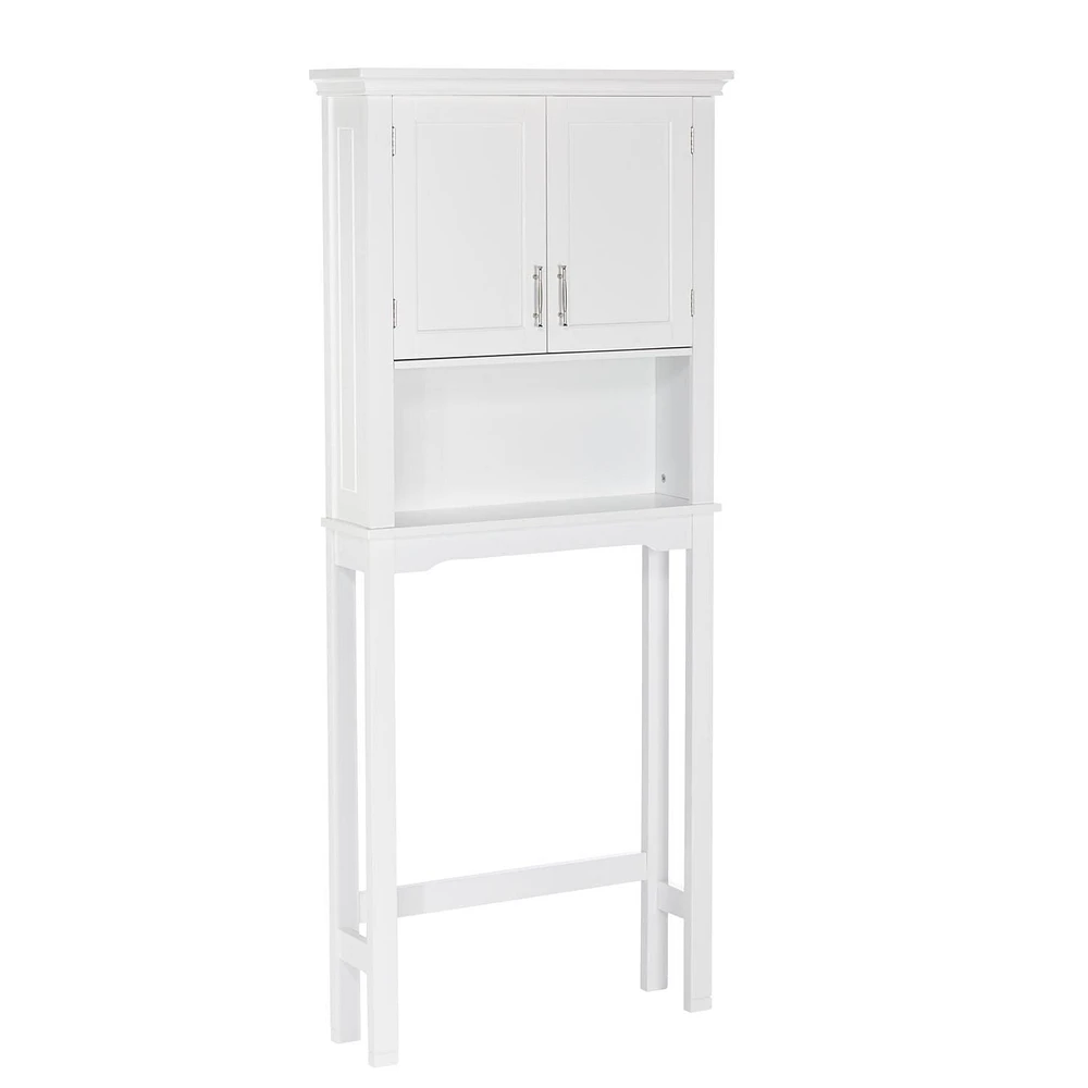 Somerset Collection Maison RiverRidge® Armoire pharmacie Spacesaver, 27,3 po. (larg) x 64,2 po. (hauteur) x 7,87 po. (prof), blanc