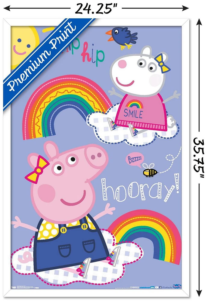 Peppa Pig - Hooray Wall Poster