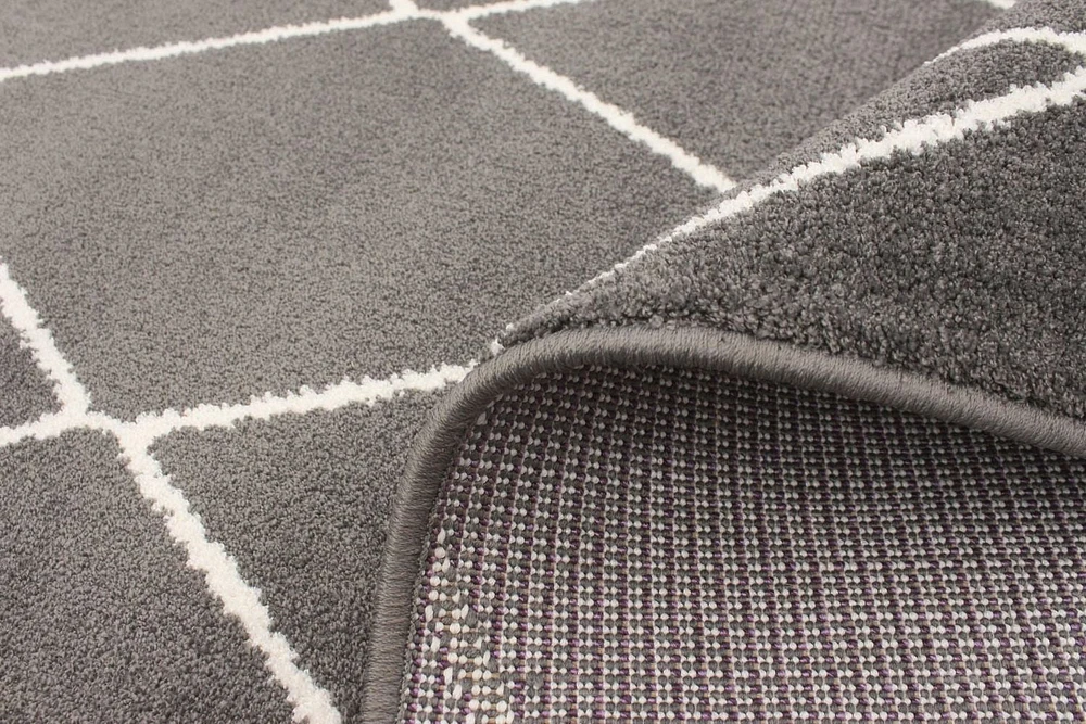 Tapis ECARPET Contemporain pour Salon, Chambre à Coucher, Salle Manger, Collection Diamante