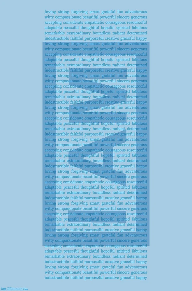 I Am - Text Wall Poster, 22.375" x 34"
