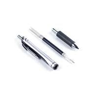 EnerGel Rétractable Stylo à Encre Gel (0,7mm), Noir Ensemble Stylo et Encre Recharge