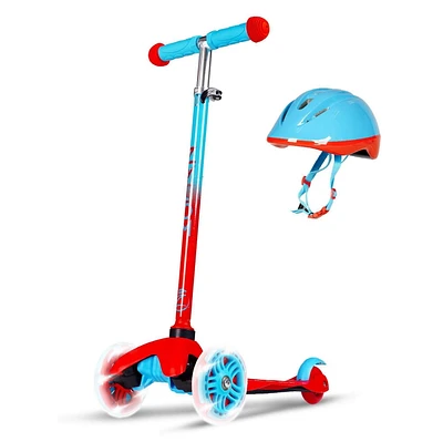 Zycom Zipper Scooter trike with helmet