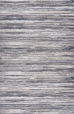 Tapis d'interieur Rug Branch Atlas Lines, bleu gris, abstrait - Salon, chambre, salle a manger et cuisine
