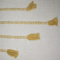 Coussin décoratif jaune alpin hometrends