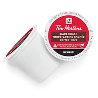 Tim Hortons Dark Roast Coffee, Keurig K-Cup 30ct Pods