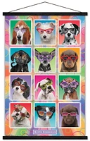 Keith Kimberlin - Puppies - Sunglasses Wall Poster, 22.375" x 34"
